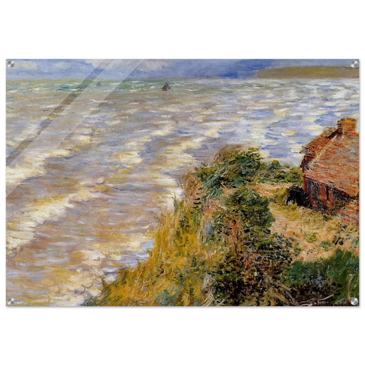 Rising Tide at Pourville - claude monet Acrylic Print - 70x100 cm / 28x40″ inches | claude monet Wall Art | claude monet Prints