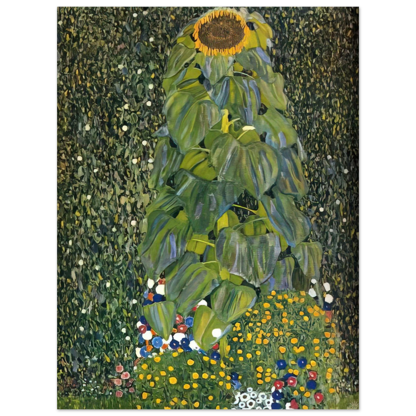 Gustav Klimt - THE SUNFLOWER 1907  75x100 cm / 30x40inches Fine Art Poster
