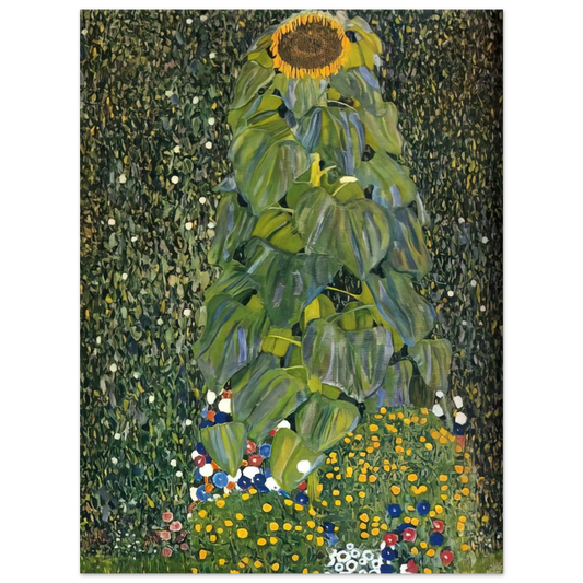 Gustav Klimt - THE SUNFLOWER 1907  75x100 cm / 30x40inches Fine Art Poster