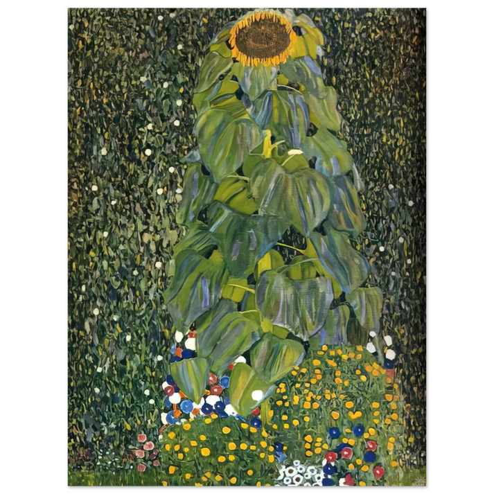 Gustav Klimt - THE SUNFLOWER 1907  75x100 cm / 30x40inches Fine Art Poster