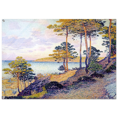 THE POINTE ST PIERRE AT ST TROPEZ 1896 - Theo van Rysselberghe Acrylic Print - 70x100 cm / 28x40″ inches | Theo van Rysselberghe Wall Art | Theo van Rysselberghe Prints