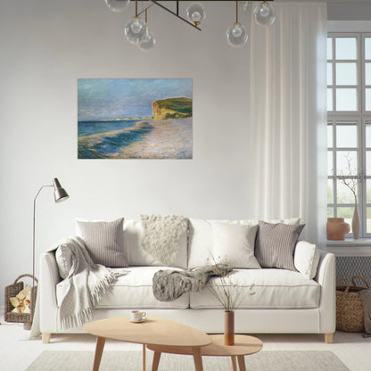 Pourville, near Dieppe - claude monet Brushed Aluminum Print - 70x100 cm / 28x40 inches | claude monet Aluminum Print | claude monet Prints
