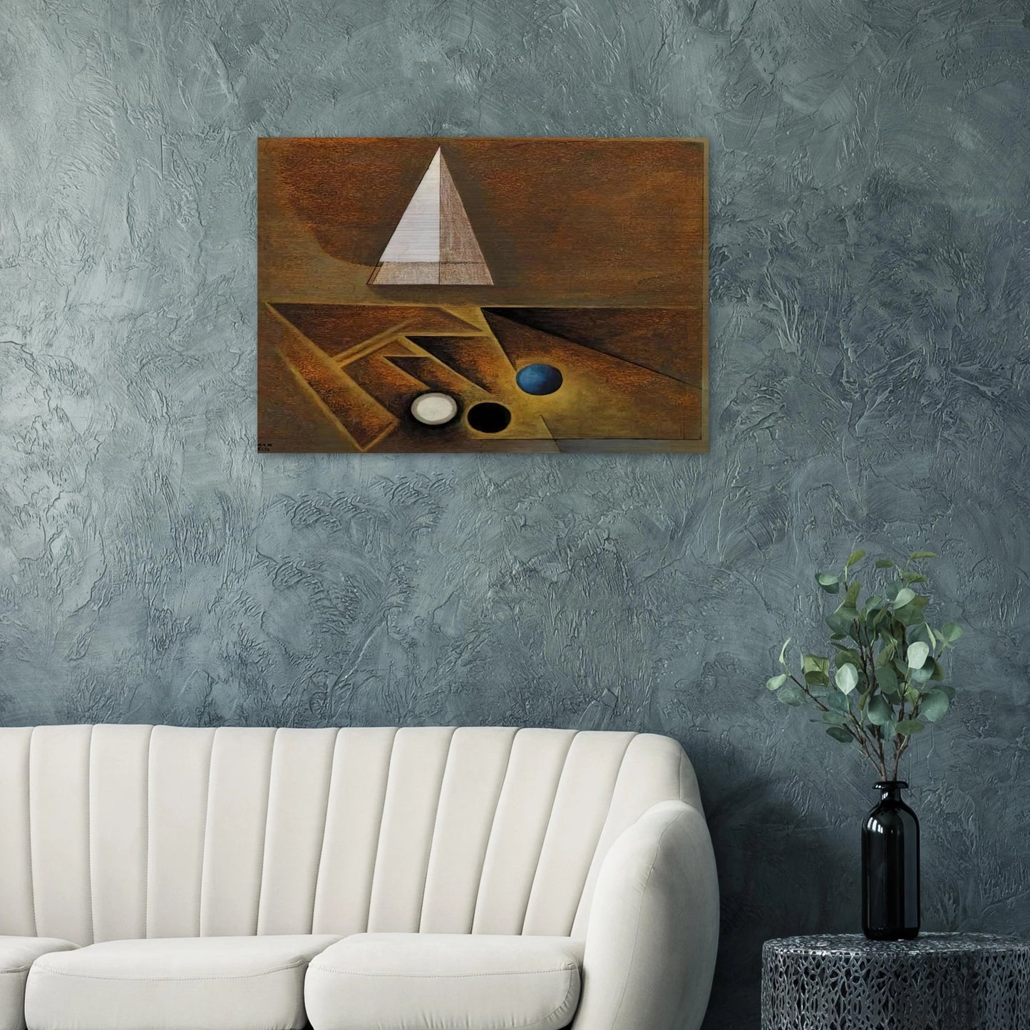 Sketch Painted in Santa Fe, New Mexico - 1944 - Lawren Harris Brushed Aluminum Print - 70x100 cm / 28x40 inches | Lawren Harris Aluminum Print | Lawren Harris Prints