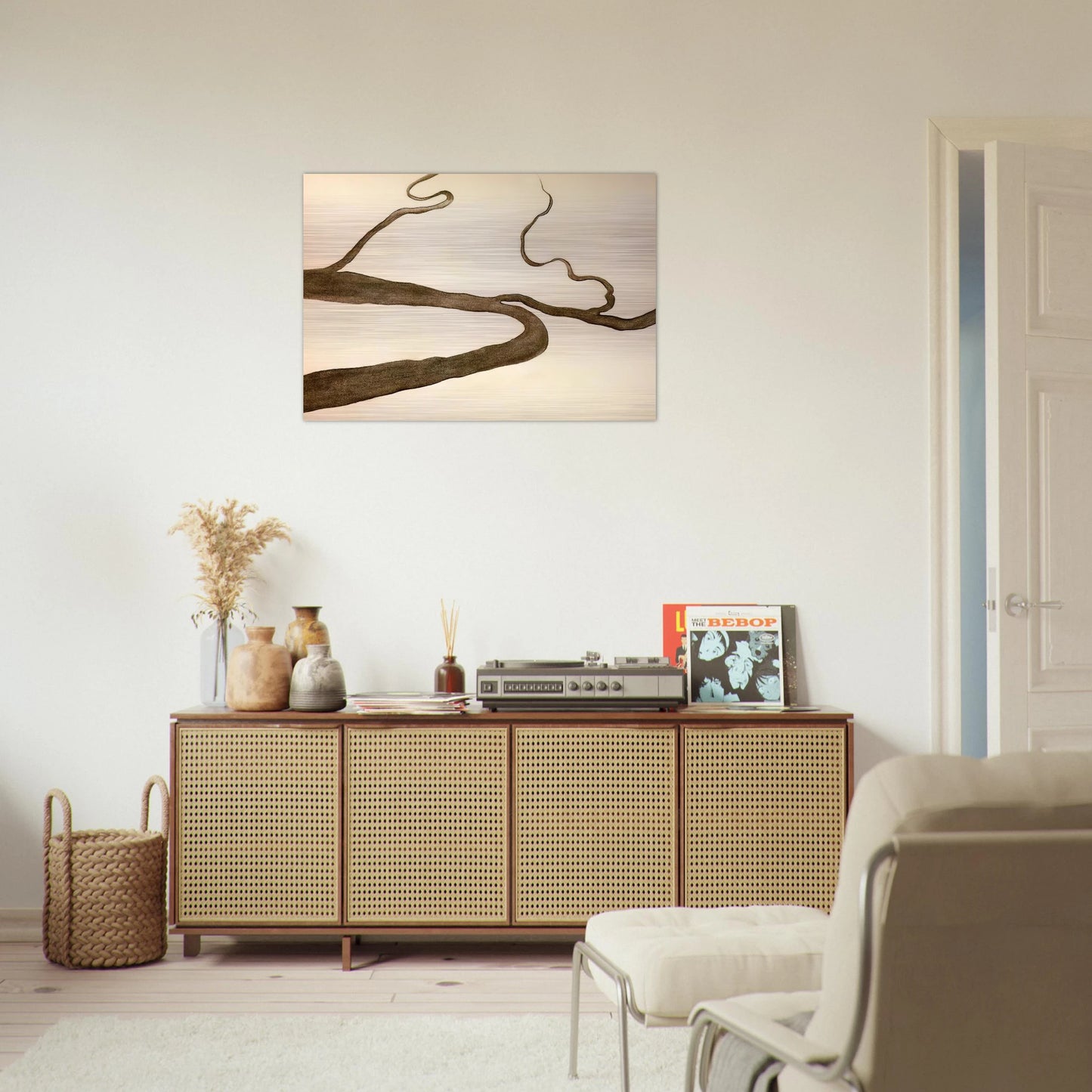 Drawing IX - Georgia O'Keeffe Brushed Aluminum Print - 70x100 cm / 28x40 inches | Georgia O'Keeffe Aluminum Print | Georgia O'Keeffe Prints