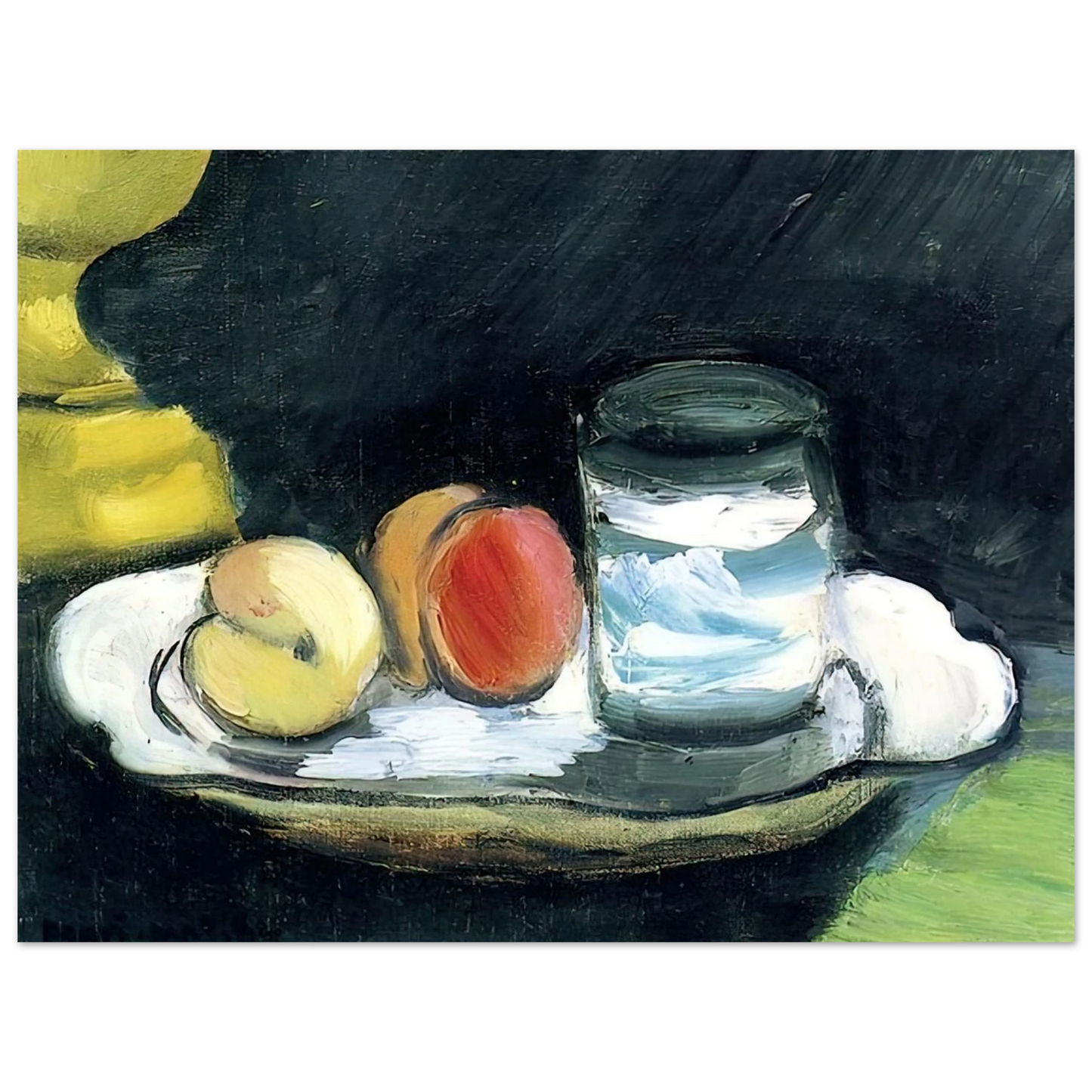 Henri Matisse - STILL LIFE PEACHES AND GLASS 1916  75x100 cm / 30x40inches Fine Art Poster