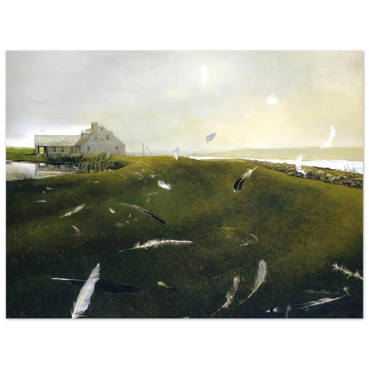 Andrew Wyeth - AIRBORNE Wall Art - 21x29.7 cm / 8x12" - Fine Art Poster-canvas - -