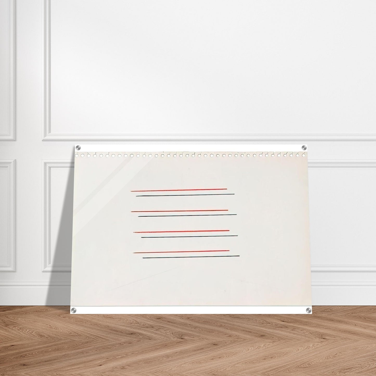 Untitled - 1971 - Fred Sandback Acrylic Print - 70x100 cm / 28x40″ inches | Fred Sandback Wall Art | Fred Sandback Prints