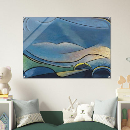 The Spirit of Remote Hills - 1958 - Lawren Harris Acrylic Print - 70x100 cm / 28x40″ inches