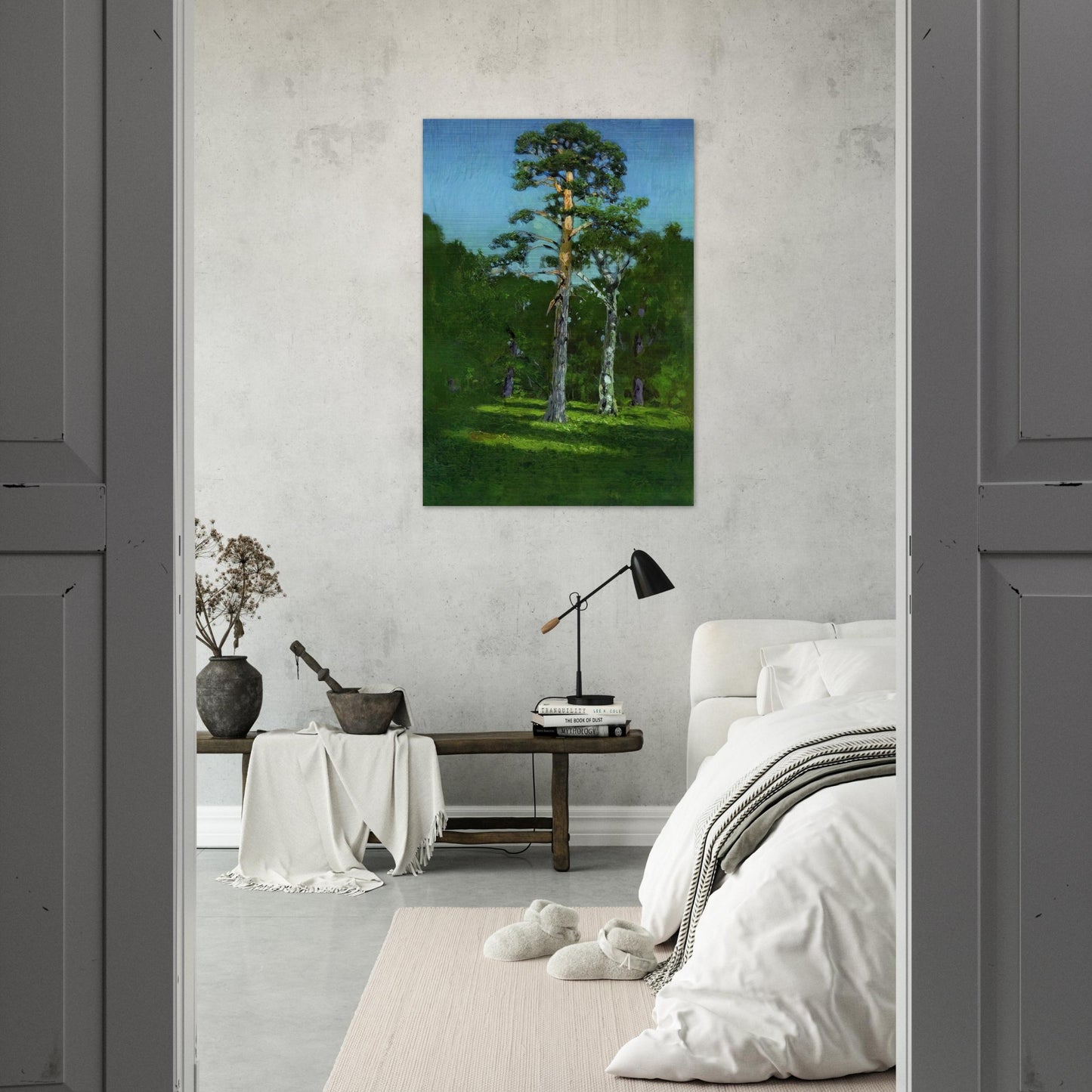 Pine - Arkhyp Kuindzhi Brushed Aluminum Print - 70x100 cm / 28x40 inches | Arkhyp Kuindzhi Aluminum Print | Arkhyp Kuindzhi Prints