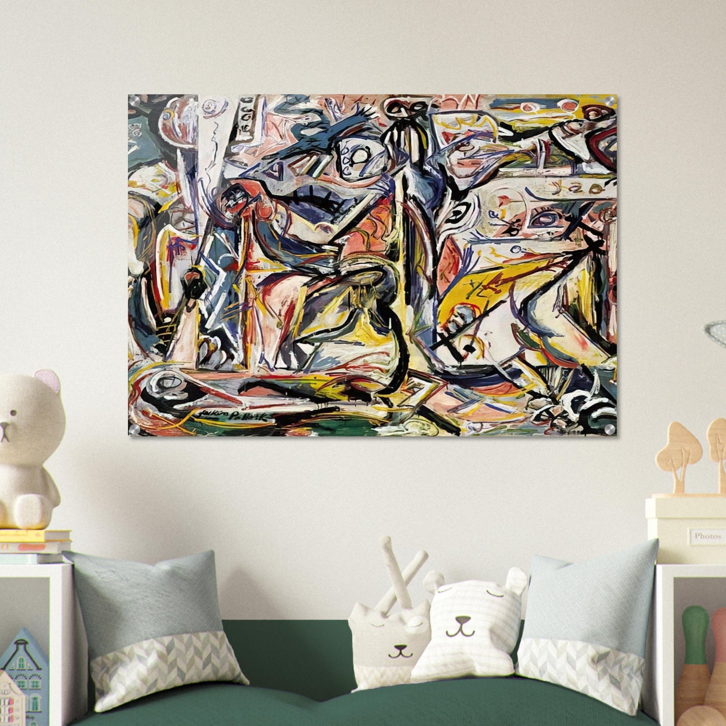 CIRCUMCISION JANUARY 1946 1 - Jackson Pollock Acrylic Print - 70x100 cm / 28x40″ inches