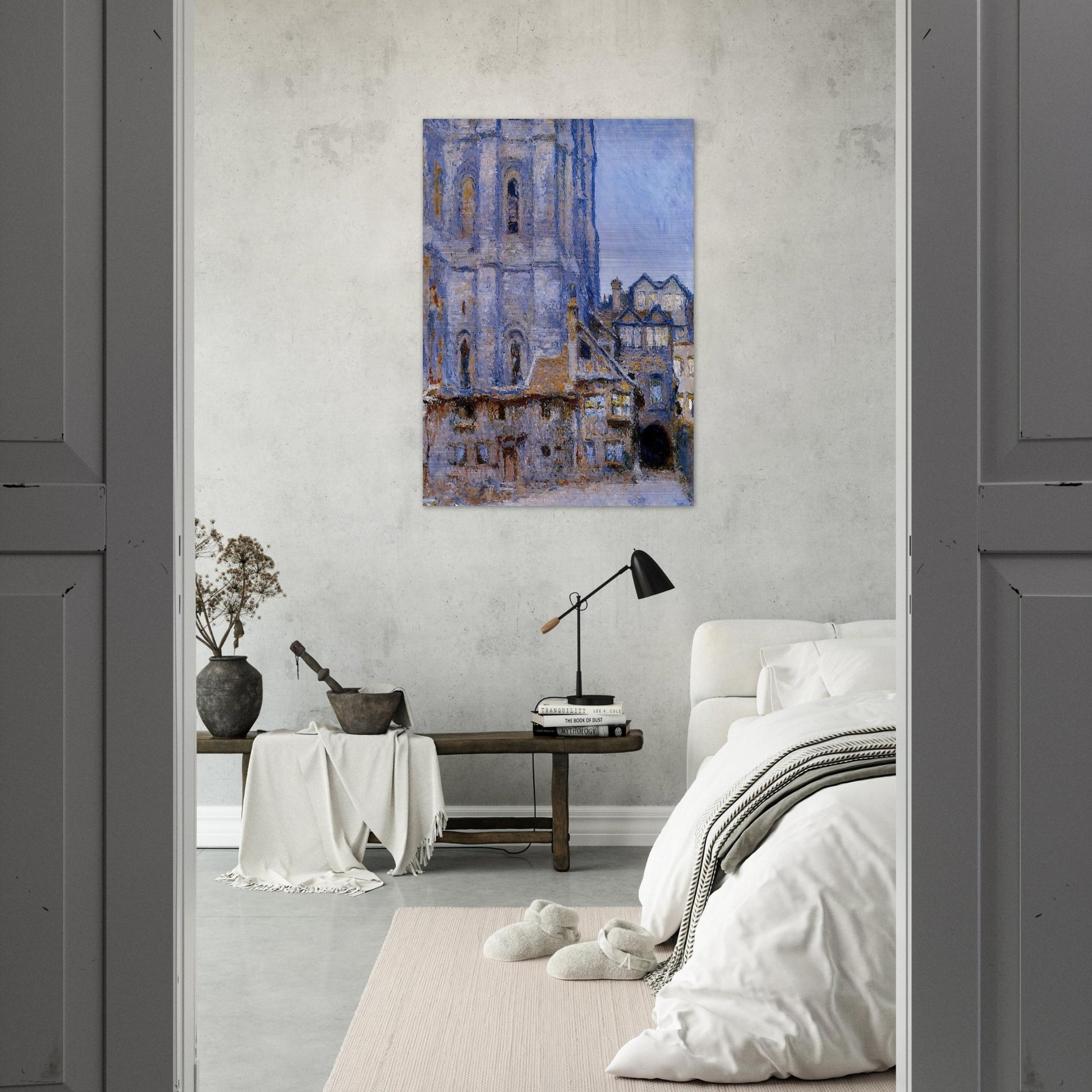 The Cour d'Albane - claude monet Brushed Aluminum Print - 70x100 cm / 28x40 inches | claude monet Aluminum Print | claude monet Prints