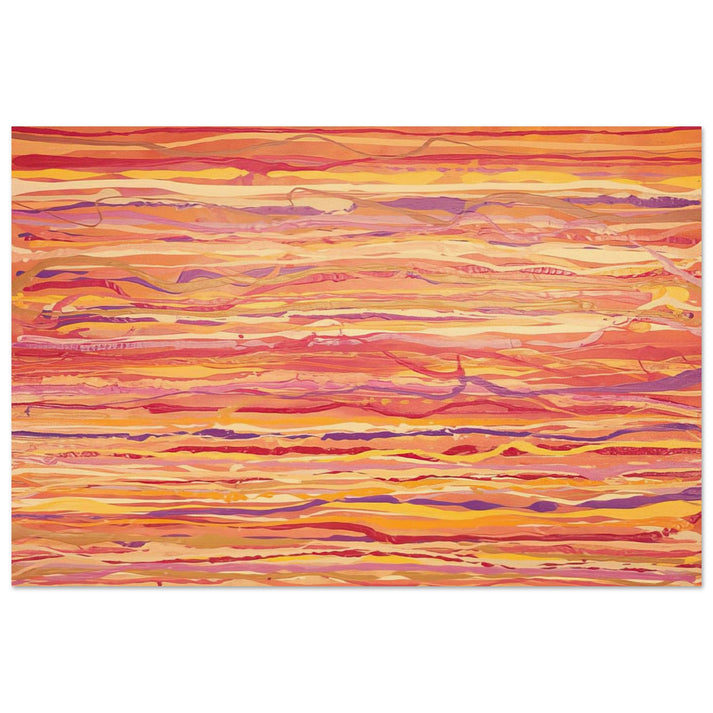 All Over Pour Painting - 1969 - Ronnie Landfield Art Prints - 100x150 cm / 40x60″ inches | Ronnie Landfield Poster | Ronnie Landfield Prints