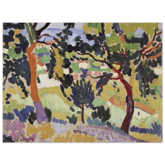 Andre Derain - L ESTAQUE 1906  75x100 cm / 30x40inches Fine Art Poster