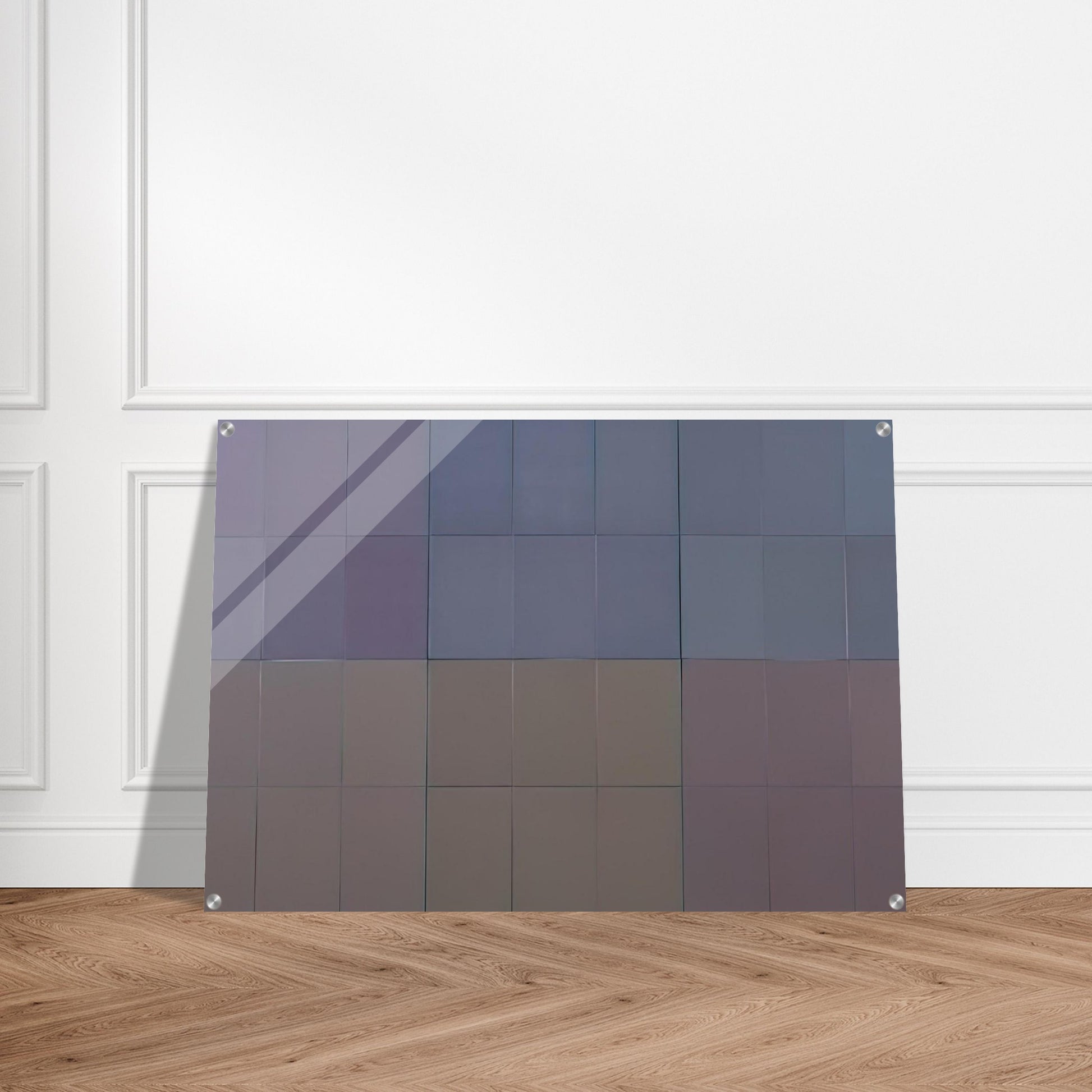 Microchromie, gris puissance [6] - Fernand Leduc Acrylic Print - 70x100 cm / 28x40″ inches
