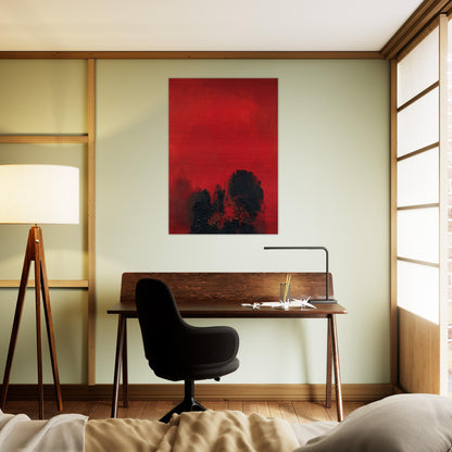 UNTITLED 1961 - Luis Feito Brushed Aluminum Print - 70x100 cm / 28x40 inches | Luis Feito Aluminum Print | Luis Feito Prints