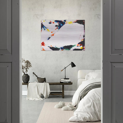 Angel Trails - Sam Francis Brushed Aluminum Print - 70x100 cm / 28x40 inches | Sam Francis Aluminum Print | Sam Francis Prints