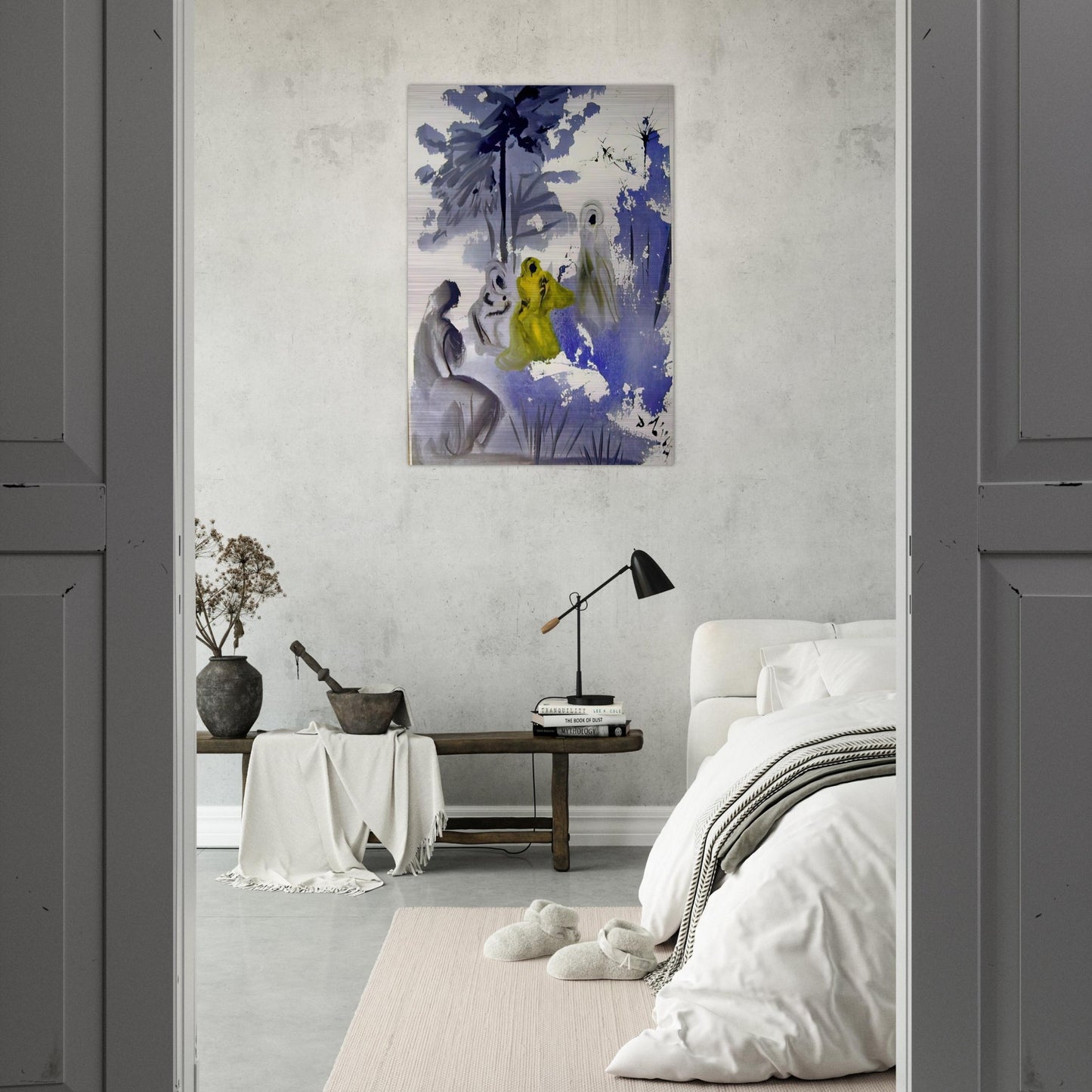 FAMILIA RUTH MOABITIDIS 1964 - Salvador Dali Brushed Aluminum Print - 70x100 cm / 28x40 inches | Salvador Dali Aluminum Print | Salvador Dali Prints
