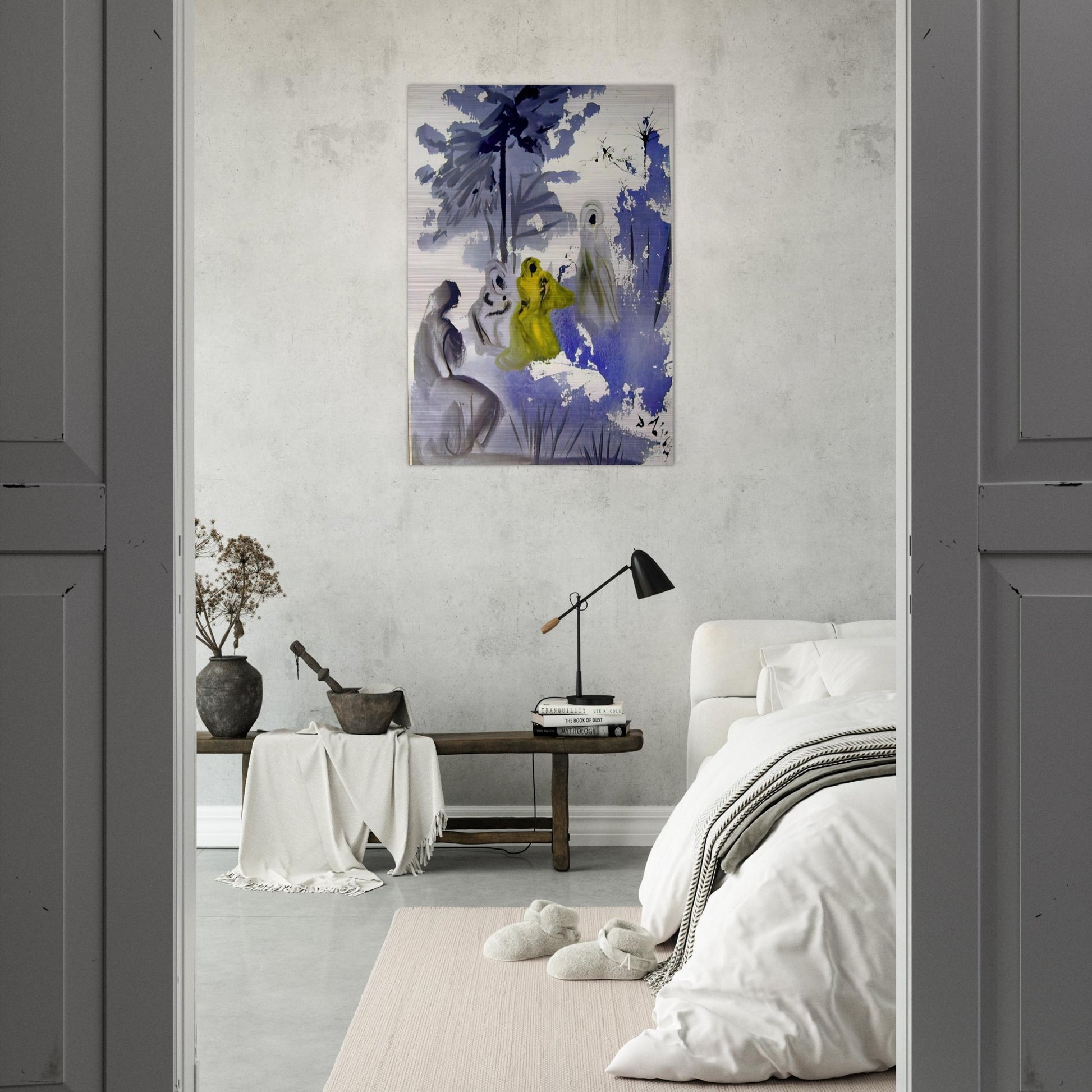 FAMILIA RUTH MOABITIDIS 1964 - Salvador Dali Brushed Aluminum Print - 70x100 cm / 28x40 inches | Salvador Dali Aluminum Print | Salvador Dali Prints