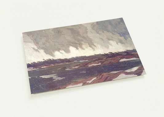 March Storm, Georgian Bay - 1920 By A.Y. Jackson Pack of 10 Post Cards | A.Y. Jackson Post Cards | A6 (10.5 x 14.8 cm) - 4.1 x 5.8 inches