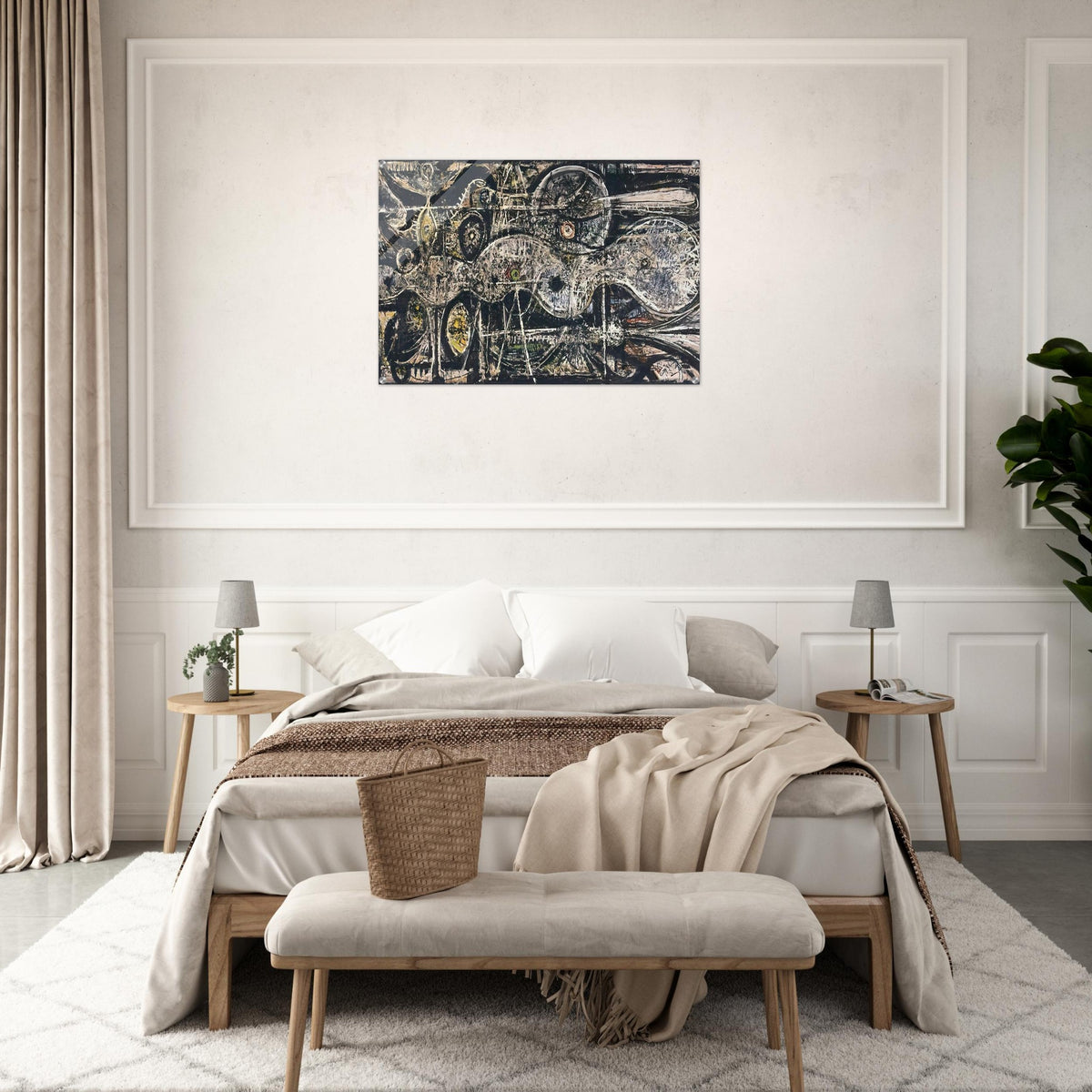 Undulation - 1942 - Richard Pousette-Dart Acrylic Print - 70x100 cm / 28x40″ inches | Richard Pousette-Dart Wall Art | Richard Pousette-Dart Prints