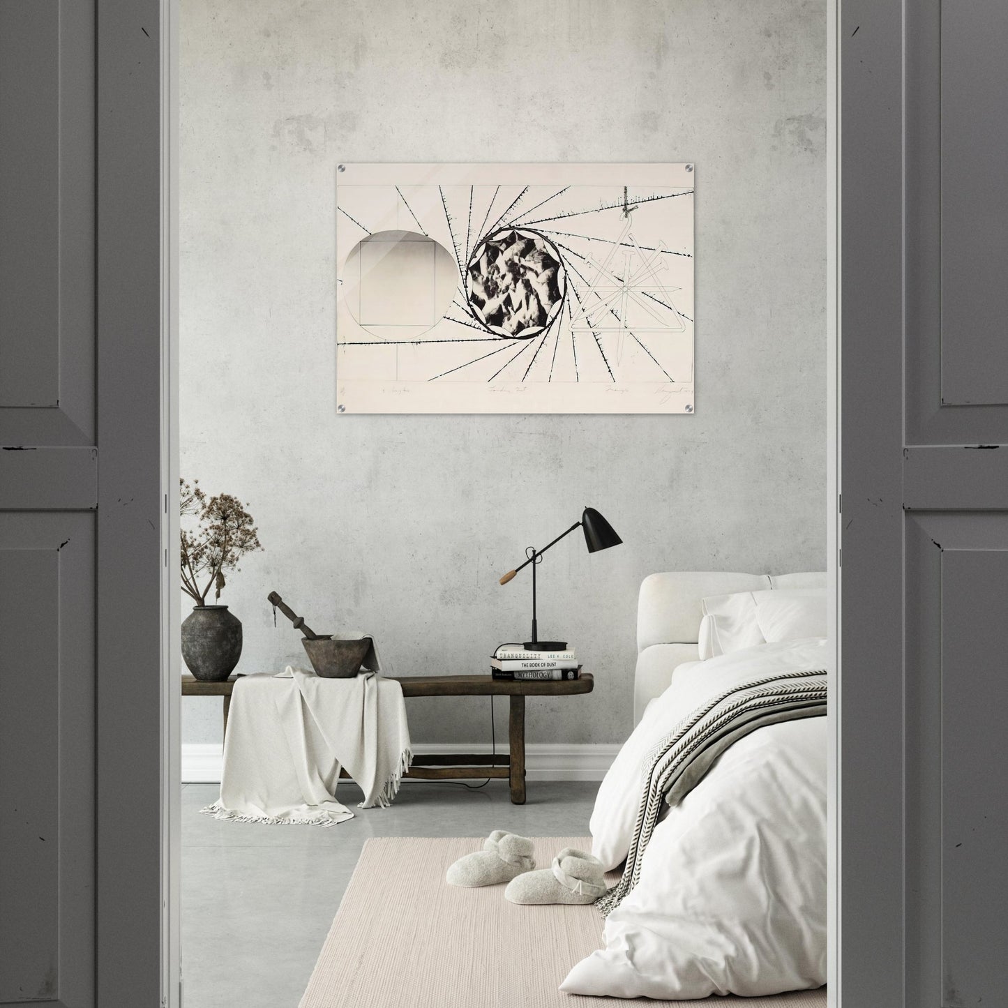 Sunglasses - Landing Net - Triangle - James Rosenquist Acrylic Print - 70x100 cm / 28x40″ inches