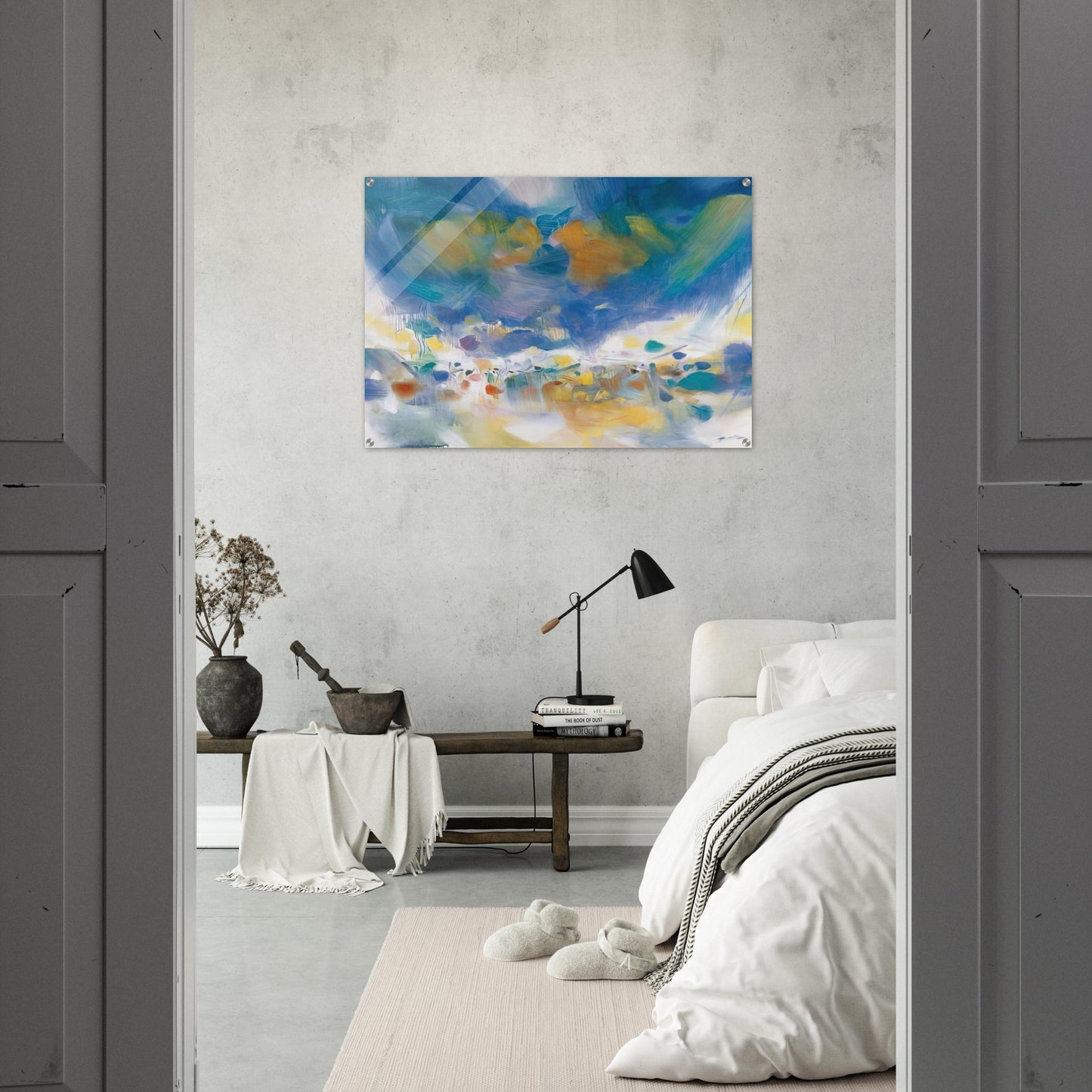 LE VOILE DES ILLUSIONS 2007 - Chu teh Chun Acrylic Print - 70x100 cm / 28x40″ inches