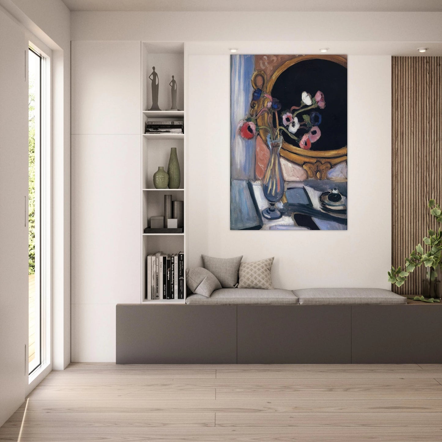 ANEMONE AND MIRROR 1920 - Henri Matisse Art Prints - 100x150 cm / 40x60″ inches | Henri Matisse Poster | Henri Matisse Prints