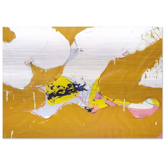 Round About - 1973 - Norman Bluhm Brushed Aluminum Print - 70x100 cm / 28x40 inches | Norman Bluhm Aluminum Print | Norman Bluhm Prints