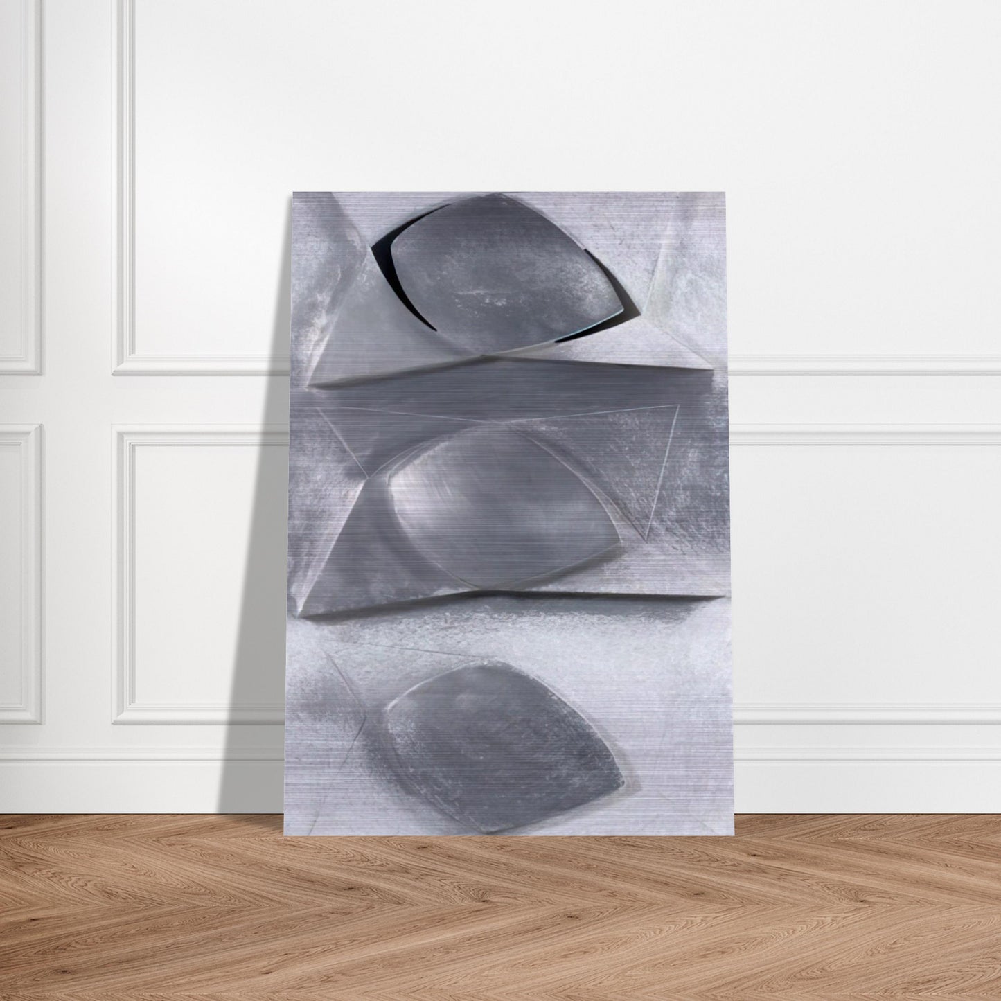 Composition-Relief - Concretism - Gyula Kosice Brushed Aluminum Print - 70x100 cm / 28x40 inches | Gyula Kosice Aluminum Print | Gyula Kosice Prints