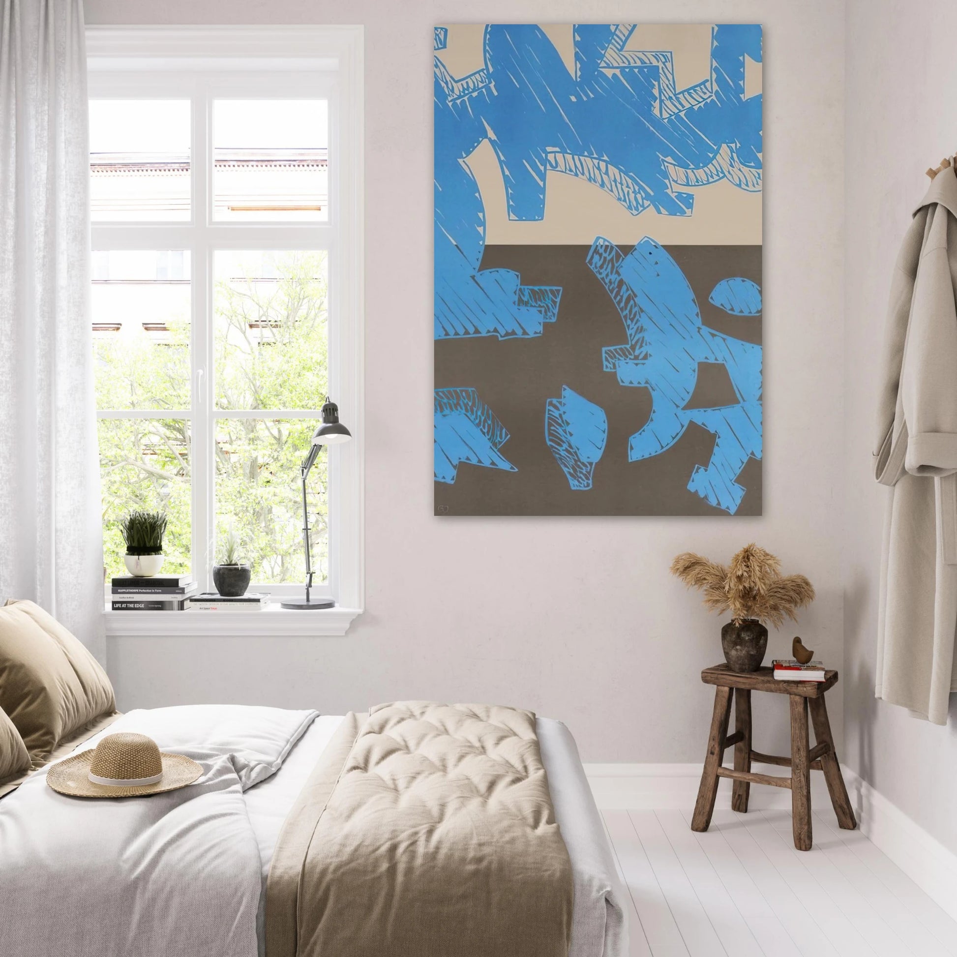 Blu - 2000 - Carla Accardi Art Prints - 100x150 cm / 40x60″ inches | Carla Accardi Poster | Carla Accardi Prints