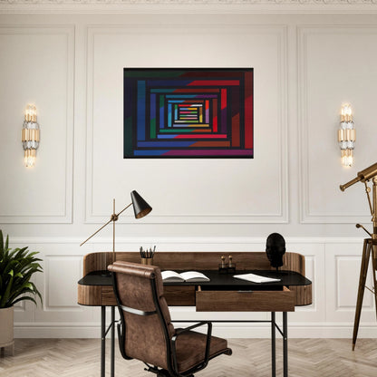 Myrina - 1995 - Piero Dorazio Brushed Aluminum Print - 70x100 cm / 28x40 inches | Piero Dorazio Aluminum Print | Piero Dorazio Prints