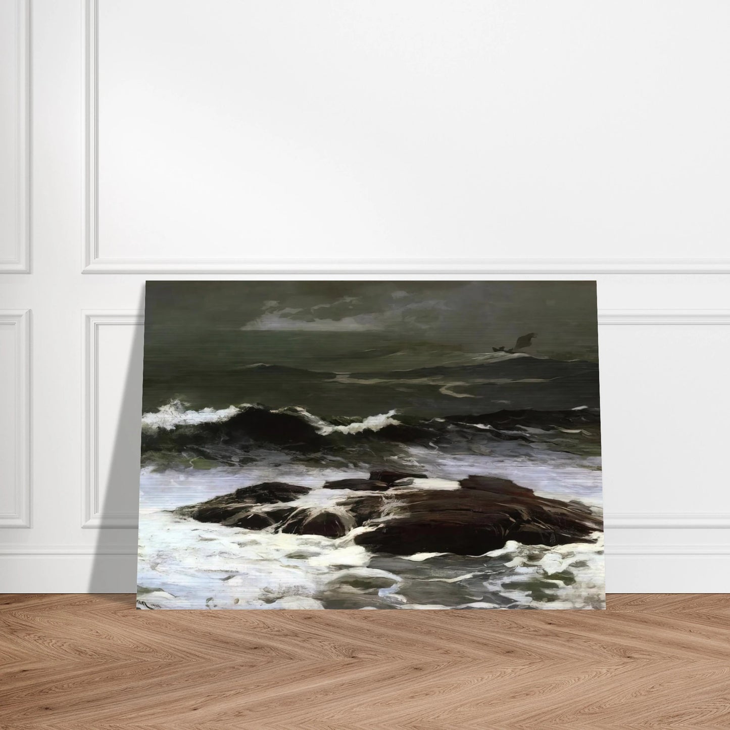 SUMMER SQUALL 1904 - Winslow Homer Brushed Aluminum Print - 70x100 cm / 28x40 inches | Winslow Homer Aluminum Print | Winslow Homer Prints