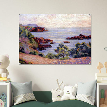 Paysage du Midi - 1905 - Armand Guillaumin Acrylic Print - 70x100 cm / 28x40″ inches | Armand Guillaumin Wall Art | Armand Guillaumin Prints
