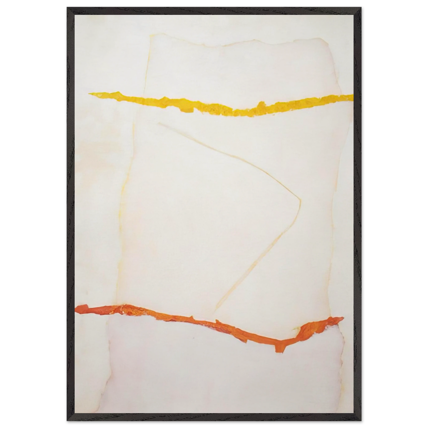 Infinity Field Lefkada Series 2 - 1978 - Theodoros Stamos 70x100 cm / 28x40 inches Framed Art Print – Black Wooden Frame