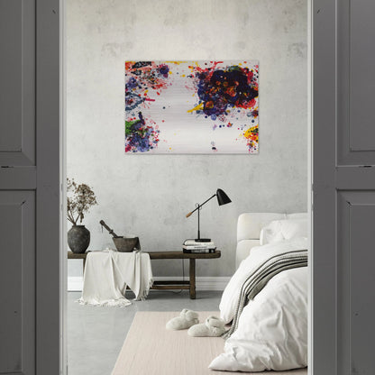 Speck - Sam Francis Brushed Aluminum Print - 70x100 cm / 28x40 inches | Sam Francis Aluminum Print | Sam Francis Prints