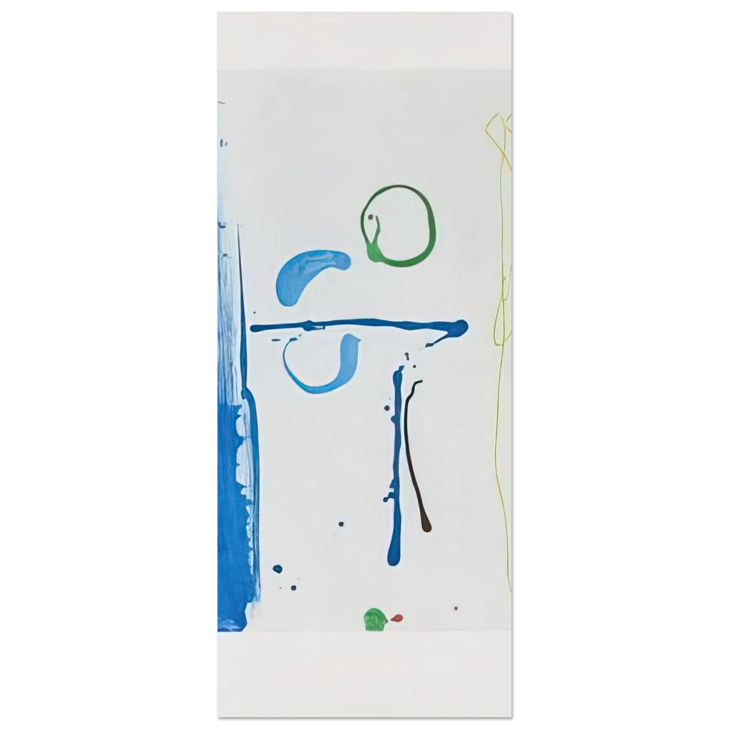 Helen Frankenthaler - Sunshine After Rain - 1987 Wall art - 60x80 cm / 24x32 inches - Premium Wooden Framed Poster With Fine Art Paper-canvas - Wood frame