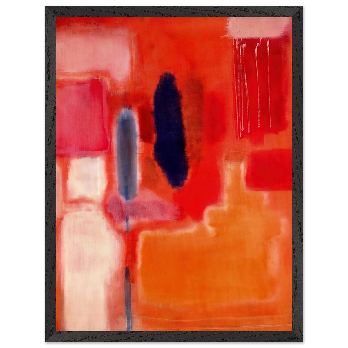 Mark Rothko - No. 9 - 1948 Wall Art - 21x29.7 cm / 8x12" - Premium Wooden Framed Poster With Fine Art Paper-canvas - Wood frame