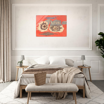 THE PLACE OF THE TWINS 1929 - Paul Klee Acrylic Print - 70x100 cm / 28x40″ inches
