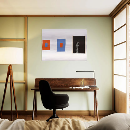 Tablet #105 - Ellsworth Kelly Brushed Aluminum Print - 70x100 cm / 28x40 inches | Ellsworth Kelly Aluminum Print | Ellsworth Kelly Prints
