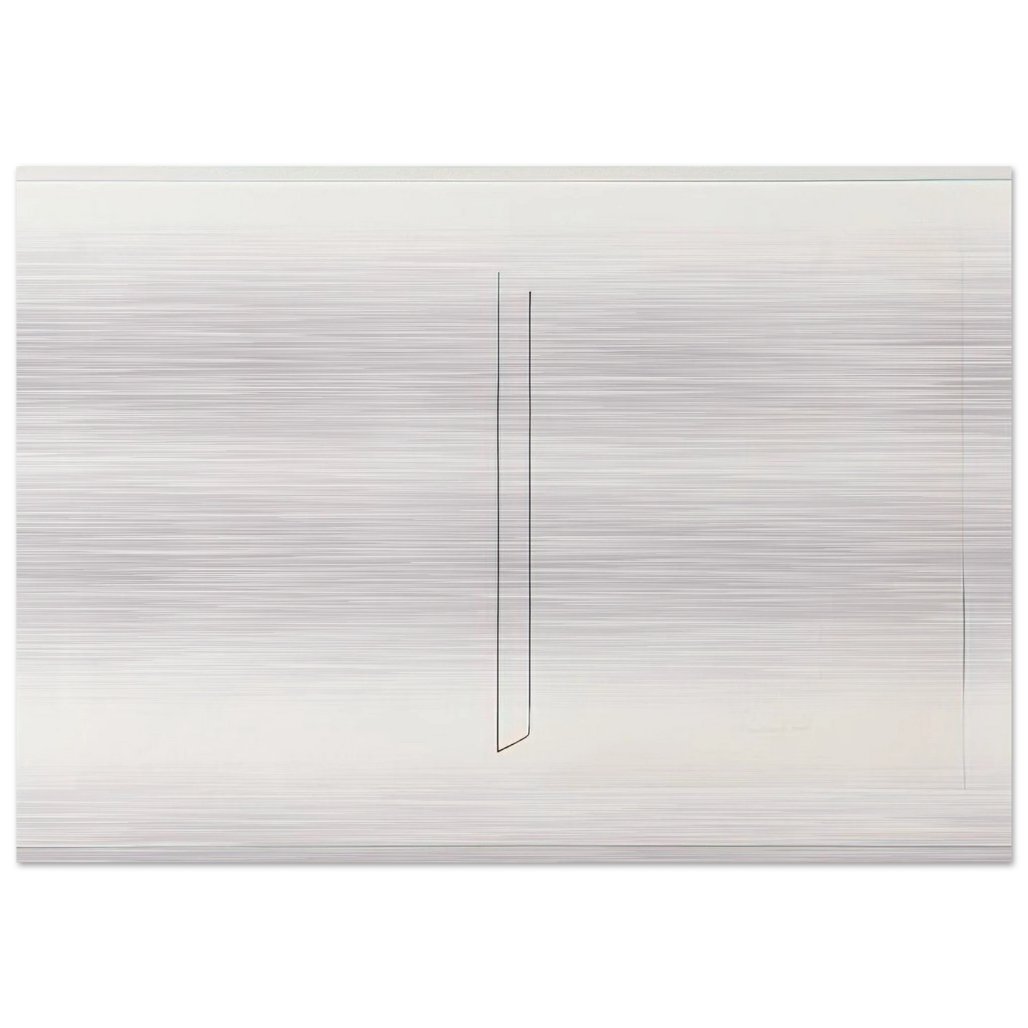 Untitled - 1975 - Fred Sandback Brushed Aluminum Print - 70x100 cm / 28x40 inches | Fred Sandback Aluminum Print | Fred Sandback Prints