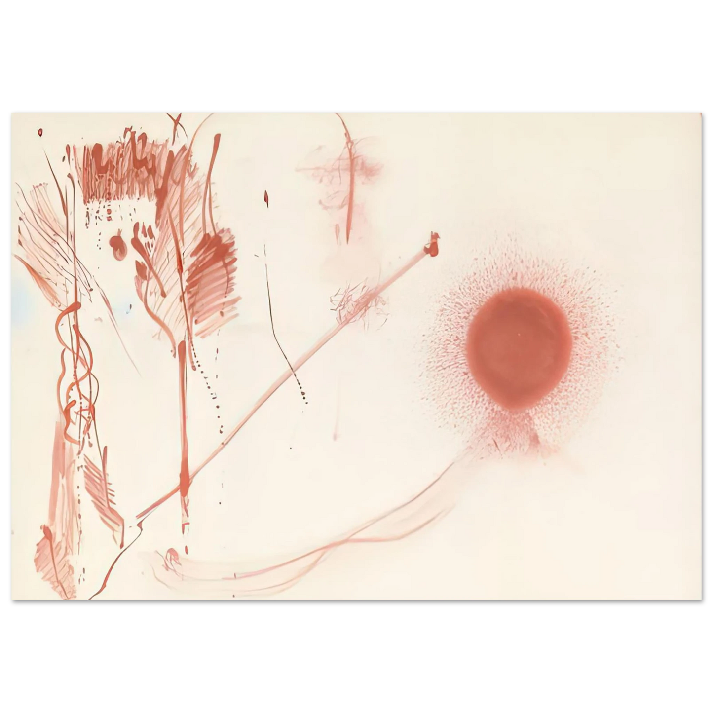 Helen Frankenthaler - Towards a New Climate, 1957- Wall Art - 30x40 cm / 12x16 inches - Fine Art Poster-canvas - -