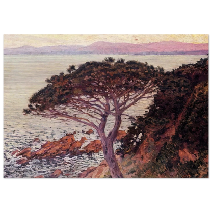 SUNSET 1916 - Theo van Rysselberghe Brushed Aluminum Print - 70x100 cm / 28x40 inches | Theo van Rysselberghe Aluminum Print | Theo van Rysselberghe Prints