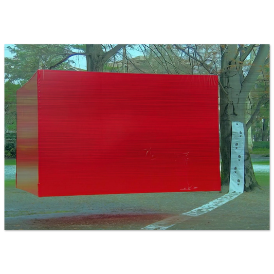 Room - 1956 - Jiro Yoshihara Brushed Aluminum Print - 70x100 cm / 28x40 inches | Jiro Yoshihara Aluminum Print | Jiro Yoshihara Prints
