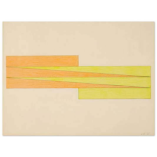 Larry Zox - Untitled - 1965  75x100 cm / 30x40inches Fine Art Poster