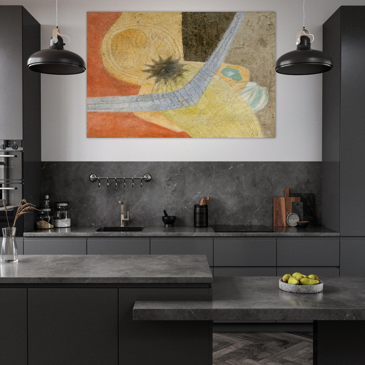 Composition - 1933 - John Ferren Art Prints - 100x150 cm / 40x60″ inches | John Ferren Poster | John Ferren Prints