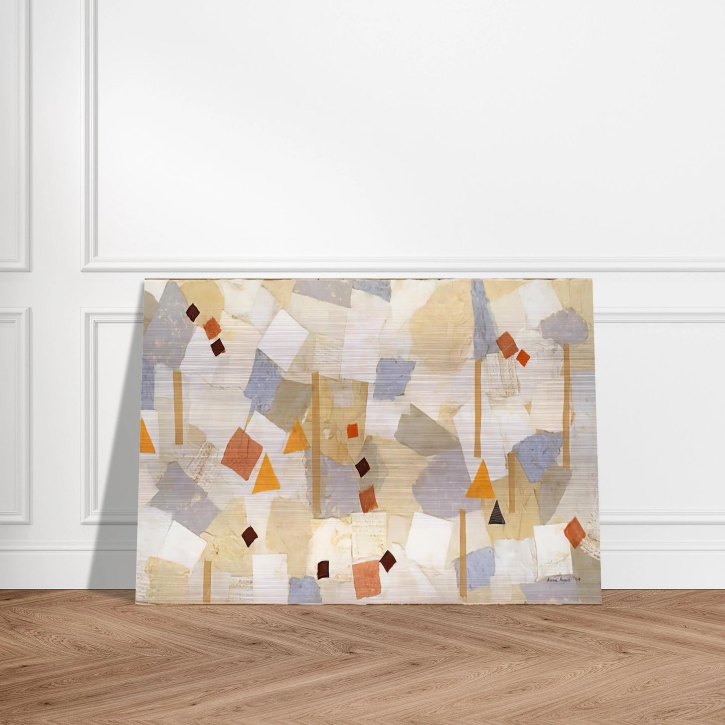Number 547 - 1954 - Anne Ryan Brushed Aluminum Print - 70x100 cm / 28x40 inches | Anne Ryan Aluminum Print | Anne Ryan Prints