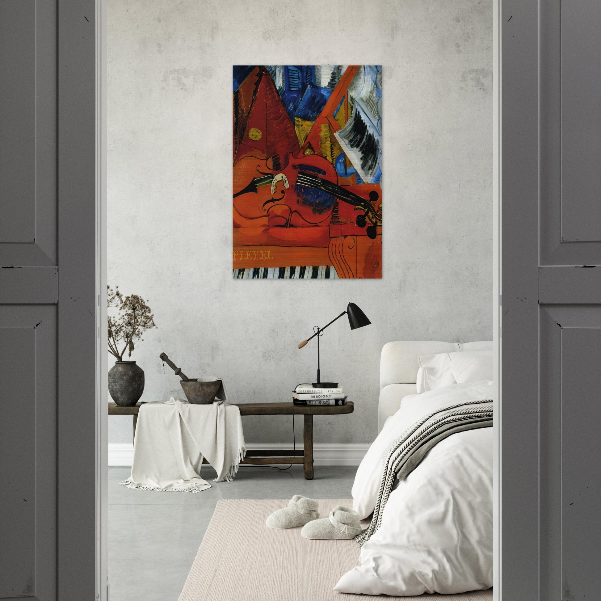 THE VIOLIN 1916 - Raoul Dufy Brushed Aluminum Print - 70x100 cm / 28x40 inches | Raoul Dufy Aluminum Print | Raoul Dufy Prints