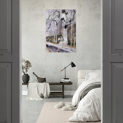 WALKING STICK - Andrew Wyeth Brushed Aluminum Print - 70x100 cm / 28x40 inches | Andrew Wyeth Aluminum Print | Andrew Wyeth Prints