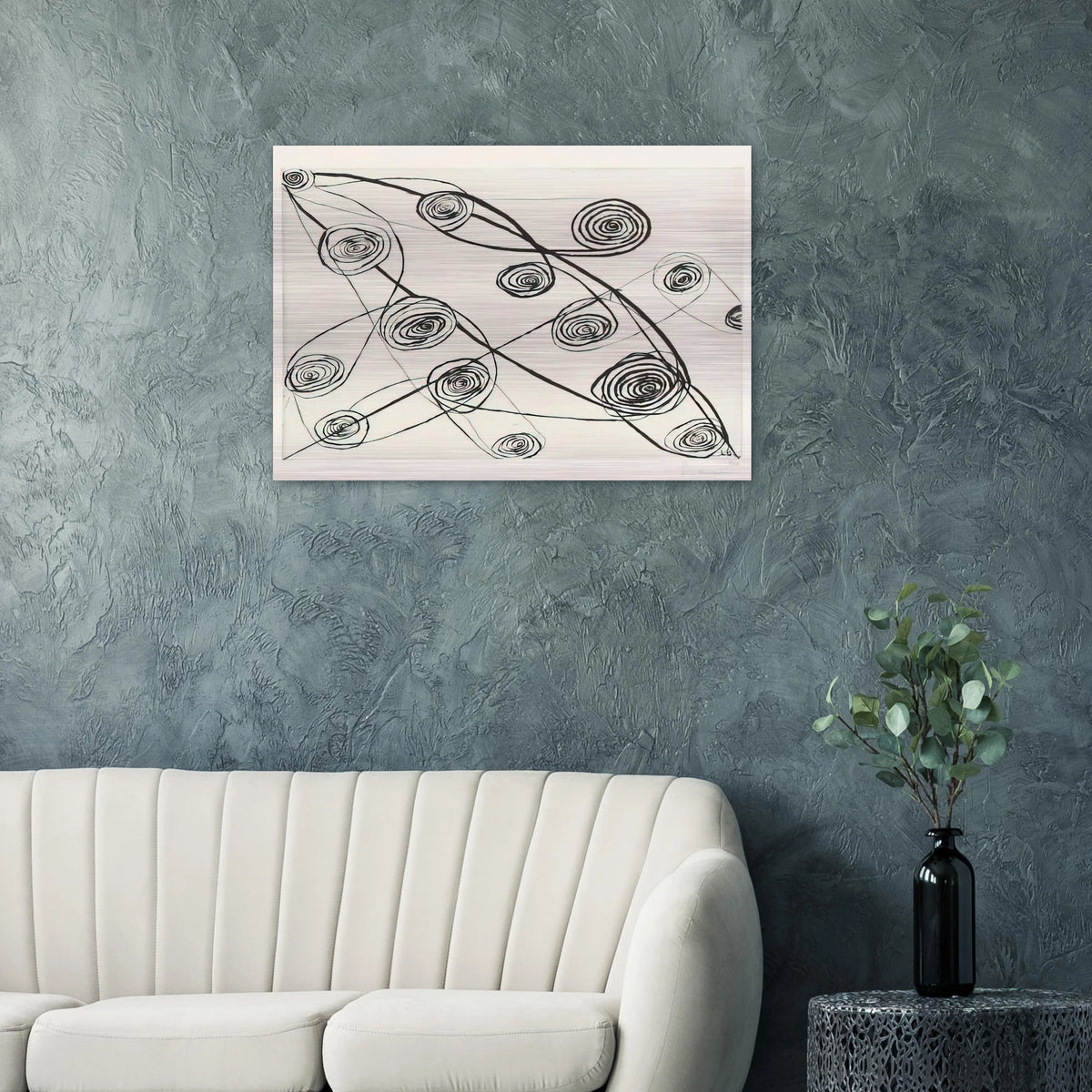 UNTITLED 1991 - Louise Bourgeois Brushed Aluminum Print - 70x100 cm / 28x40 inches | Louise Bourgeois Aluminum Print | Louise Bourgeois Prints