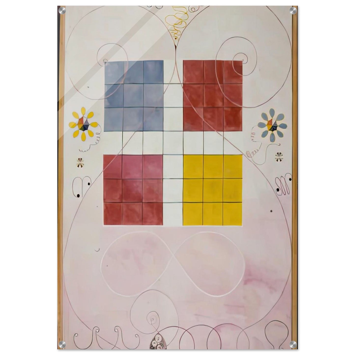 DE TIO ST RSTA N 10 ALDERDOMEN 1907 - Hilma af Klint Acrylic Print - 70x100 cm / 28x40″ inches